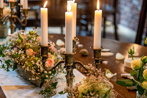 Dekoration bei einer Hochzeit